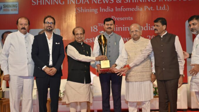 Wadhwan MLA Jagdishbhai Makwana Honoured with ‘Shining India Best MLA Award – 2026’
