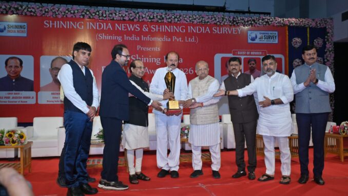 Gujarat Deputy Speaker Purneshbhai Modi Honoured with ‘Shining India Best MLA Award – 2026’