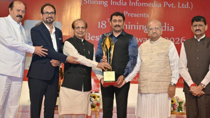 પાદરાના ધારાસભ્ય ચૈતન્યસિંહ ઝાલા ‘Shining India Best MLA Award – 2026’થી સન્માનિત