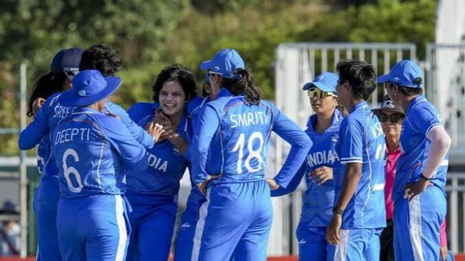 India win first gold medal, clinch women’s cricket title with 147-run victory over Sri Lanka at Asian Games 2026