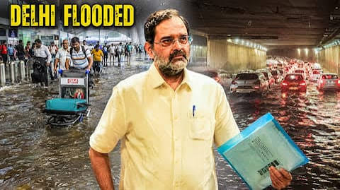 Ankle-deep at IGI and gridlocked tunnels: How a red-alert deluge exposed Delhi's fragile infrastructure