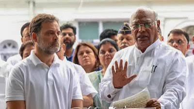 At the CWC meet, Kharge calls CEC ‘BJP’s puppet’, lists Congress’ 5 key demands
