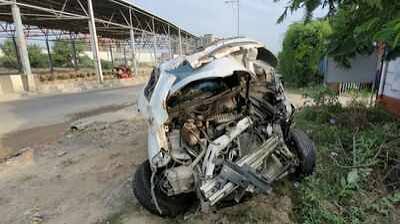 Delhi: DU student's speeding car kills 2, critically injures 2 on Dwarka Expressway