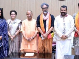 Hanuman Ansh closer to Rs 170 cr at box office; director Vishal Chaturvedi, actor Shobhinaw Satyaa meet UP CM Yogi Adityanath
