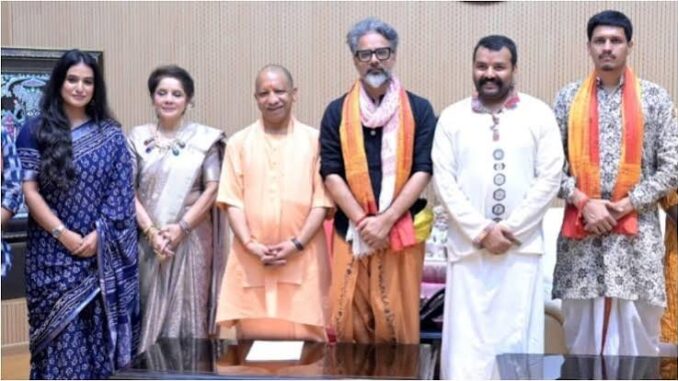 Hanuman Ansh closer to Rs 170 cr at box office; director Vishal Chaturvedi, actor Shobhinaw Satyaa meet UP CM Yogi Adityanath