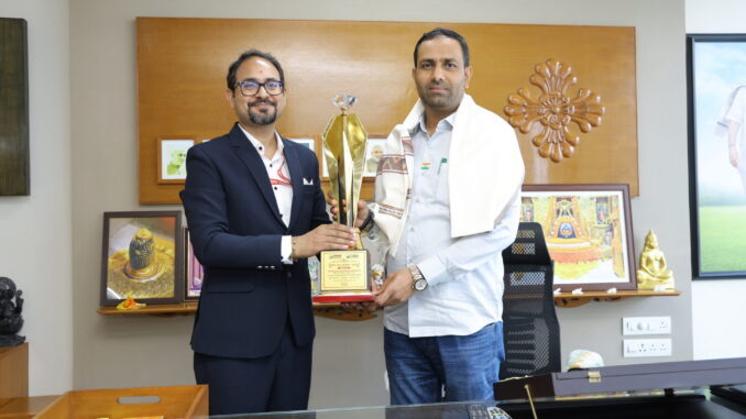 Kaushik Vekariya Honoured with Shining India Best MLA Award – Gujarat 2026