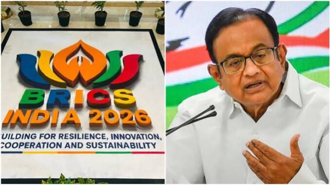 ‘No tangible benefits’: Chidambaram’s BRICS remark draws BJP criticism