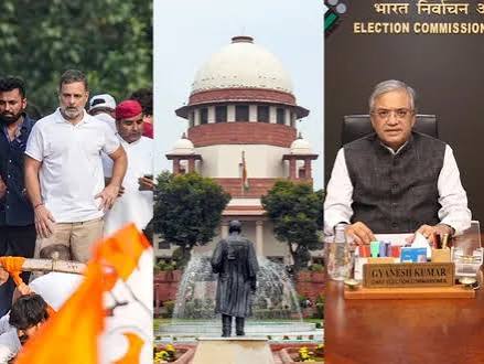 "Supreme Court: Notice to Election Commission on petition by Rahul Gandhi and others, opposition has leveled allegations regarding SIR"