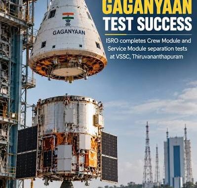 Gaganyaan: Crew module–service module separation successfully tested